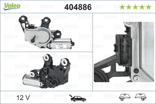 VALEO VAL404886 Ablaktörlő motor